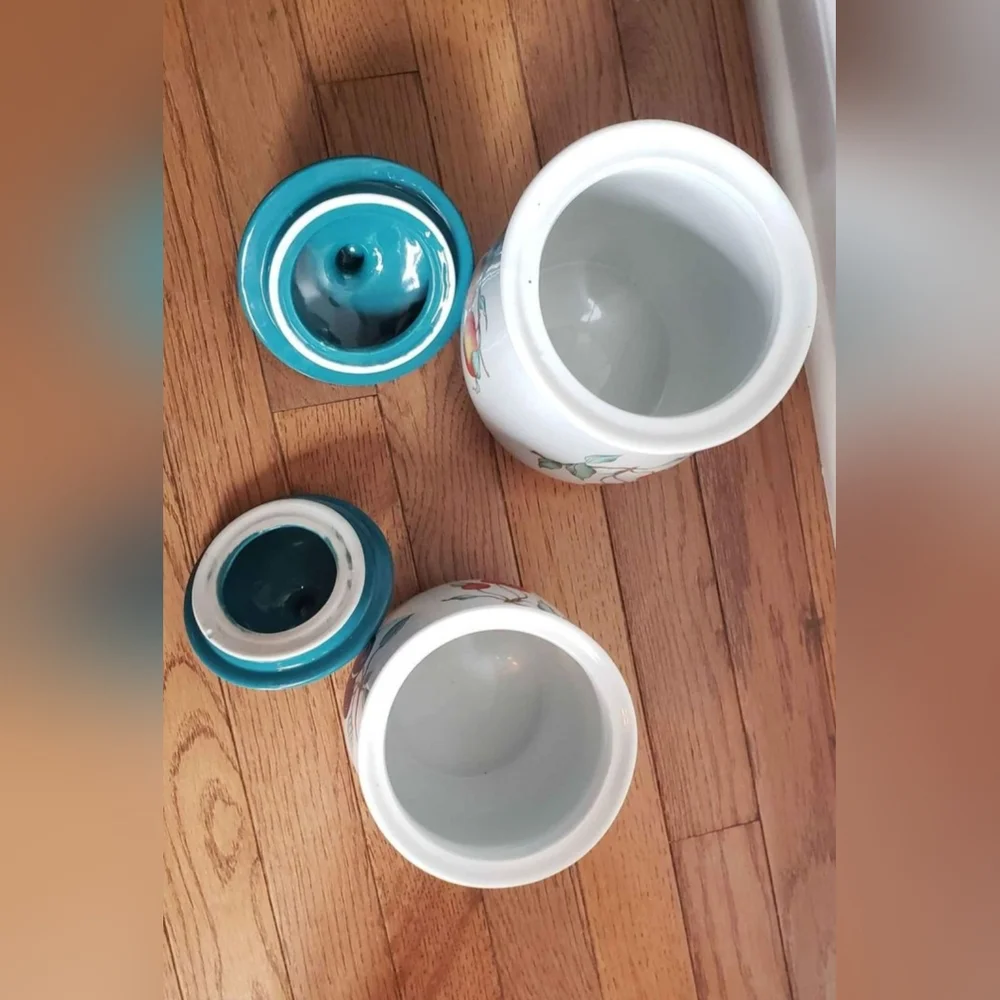 Tabletops Unlimited Fruit Kitchen Canister Set